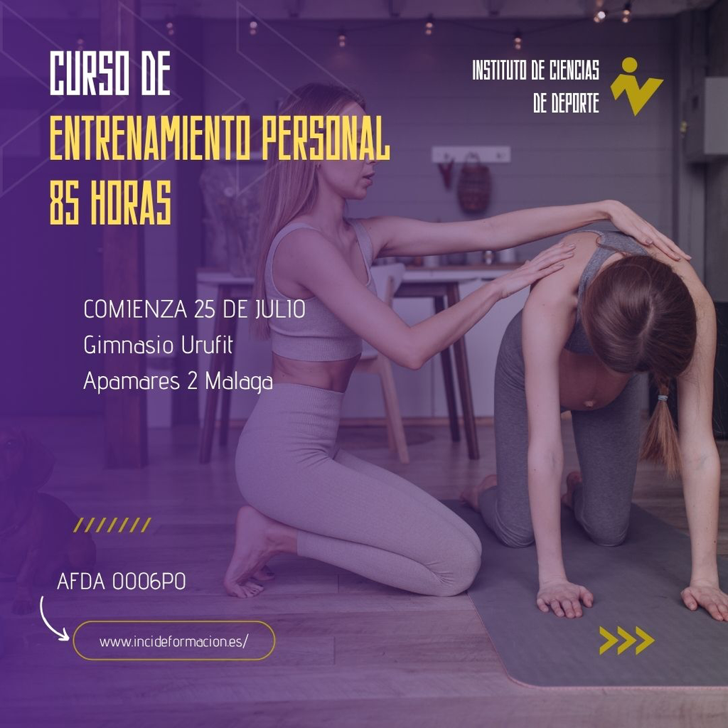 AFDA006 Curso de Entrenamiento Personal
